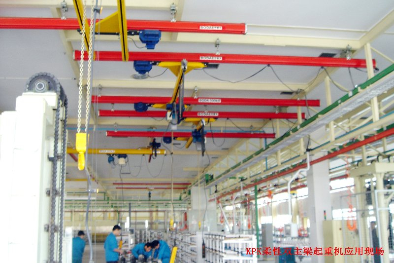 KPK柔性雙主梁起重機(jī)使用現(xiàn)場(chǎng)